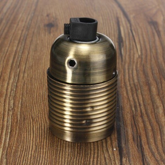 E27 Vintage Industrial Lamp Light Bulb Holder Socket Antique Retro Edison Fitting E27 Vintage Industrial Lamp Light Bulb Holder Socket Antique Retro Edison Fitting