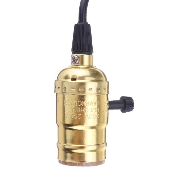 E27 Vintage Retro Edison Lamp Holder Pendant Bulb Adapter Socket with Switch AC110V-220V E27 Vintage Retro Edison Lamp Holder Pendant Bulb Adapter Socket with Switch AC110V-220V