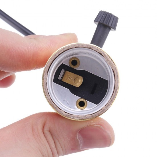 E27 Vintage Retro Edison Lamp Holder Pendant Bulb Adapter Socket with Switch AC110V-220V E27 Vintage Retro Edison Lamp Holder Pendant Bulb Adapter Socket with Switch AC110V-220V