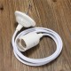 E27 White Ceiling Pendant Bulb Lamp Holder Socket Light Fitting Hanging Fixture AC110-240V E27 White Ceiling Pendant Bulb Lamp Holder Socket Light Fitting Hanging Fixture AC110-240V