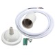 E27 White Ceiling Pendant Bulb Lamp Holder Socket Light Fitting Hanging Fixture AC110-240V E27 White Ceiling Pendant Bulb Lamp Holder Socket Light Fitting Hanging Fixture AC110-240V