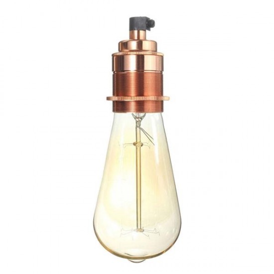 E27/E26 Base Vintage Edison Thread Lamp Bulb Pendant Light Holder Socket Fixture