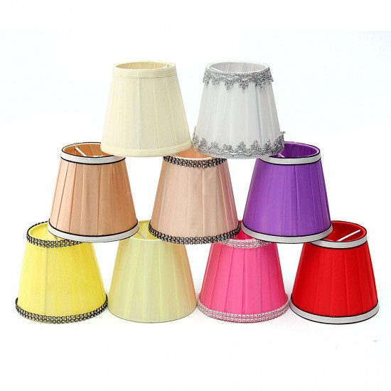 Fabric Chandelier Lampshade Holder Clip on Sconce Bedroom Beside Bed Lamp Hanging Light Fabric Chandelier Lampshade Holder Clip on Sconce Bedroom Beside Bed Lamp Hanging Light