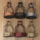 Iron Vintage Ceiling Light Fitting Lamp Bulb Net Bottom Shape Cage Bar Cafe Lampshade