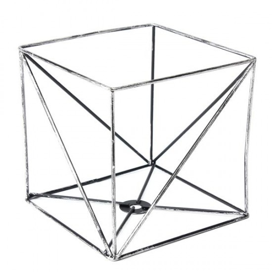 Iron Vintage Ceiling Light Fitting Lamp Bulb Square Cage Bar Cafe Lampshade Iron Vintage Ceiling Light Fitting Lamp Bulb Square Cage Bar Cafe Lampshade