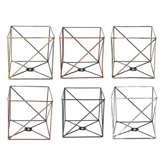Iron Vintage Ceiling Light Fitting Lamp Bulb Square Cage Bar Cafe Lampshade Iron Vintage Ceiling Light Fitting Lamp Bulb Square Cage Bar Cafe Lampshade