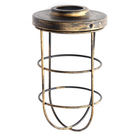 Iron Vintage Ceiling Pendant Light Lamp Cover Long Shape Cage Bar Cafe Lampshade