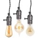 E27 E26 Edison Socket Vintage Style Pendant Light Cord Dimmer With Lamp Switch AC 110-220V E27 E26 Edison Socket Vintage Style Pendant Light Cord Dimmer With Lamp Switch AC 110-220V