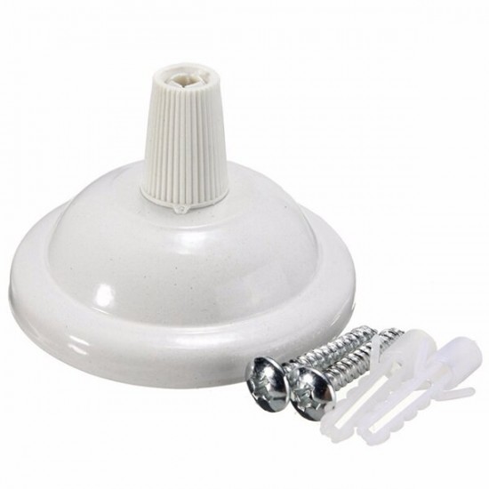 New Ceiling Rose Hook Plate DIY LED Bulb Wire Suck Pendant light Fitting Chandelier