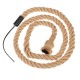 Retro E27 Hanging Lamp Base Holder Hemp Rope Pendant Light Home Restaurant Decor AC90-260V Retro E27 Hanging Lamp Base Holder Hemp Rope Pendant Light Home Restaurant Decor AC90-260V