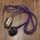 UK Plug E27/E26 2M Vintage Fabric Cable Pendant Light Filament Lamp Bulb Holder Socket