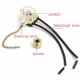 Universal Ceiling Fan Wall Light Replacement Pull Chain BRASS Switch Control