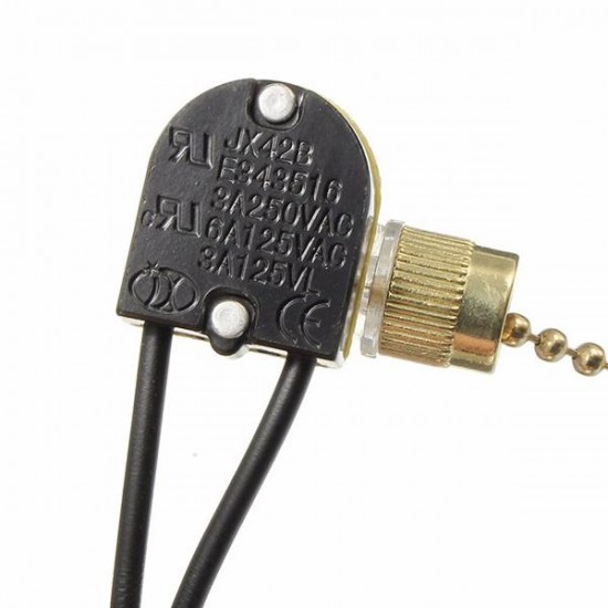 Universal Ceiling Fan Wall Light Replacement Pull Chain BRASS Switch Control Universal Ceiling Fan Wall Light Replacement Pull Chain BRASS Switch Control