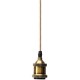 Vintage 1.5 Meter Wire Copper E26/E27 LED Light Bulb Socket with Suction Cup Vintage 1.5 Meter Wire Copper E26/E27 LED Light Bulb Socket with Suction Cup
