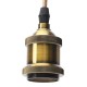 Vintage 1.5 Meter Wire Copper E26/E27 LED Light Bulb Socket with Suction Cup Vintage 1.5 Meter Wire Copper E26/E27 LED Light Bulb Socket with Suction Cup