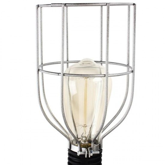 Vintage Industrial Steel Light Bulb Guard Clamp On Metal Pendant Light Lamp Cage Vintage Industrial Steel Light Bulb Guard Clamp On Metal Pendant Light Lamp Cage