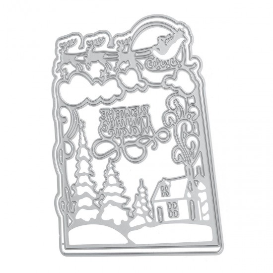 12.5x10cm Christmas Metal Cutting Dies Stencil Embossing Scrapbooking Photo Album Paper Craft 12.5x10cm Christmas Metal Cutting Dies Stencil Embossing Scrapbooking Photo Album Paper Craft