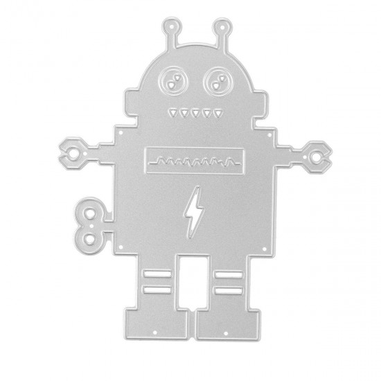 Antenna Robot Pattern DIY Cutting Scrapbook Card Photo Album Paper Embossing Craft Decoration