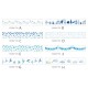 Blue Star Cloud Bird Rain Drop Sticker for Photo Album Scrapbook Diy Blue Star Cloud Bird Rain Drop Sticker for Photo Album Scrapbook Diy