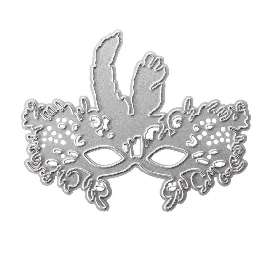 Carnival Mask Pattern Scrapbook DIY Album Card Paper Craft Maker Metal Dies Cutting Stencils 8.8x7cm Carnival Mask Pattern Scrapbook DIY Album Card Paper Craft Maker Metal Dies Cutting Stencils 8.8x7cm