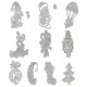 Christmas Tree Wreath Cutting Mold Metal Cutting Dies Scrapbooking Photo Album DIY Decoration Christmas Tree Wreath Cutting Mold Metal Cutting Dies Scrapbooking Photo Album DIY Decoration