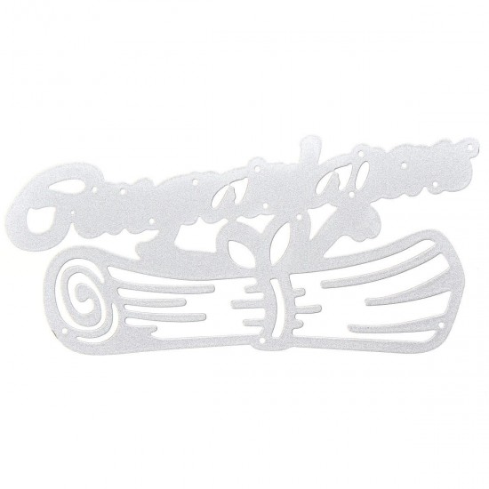 Congratulations Letter Theme Scrapbooking DIY Album Card Paper Diary Craft Maker Metal Cutting Dies