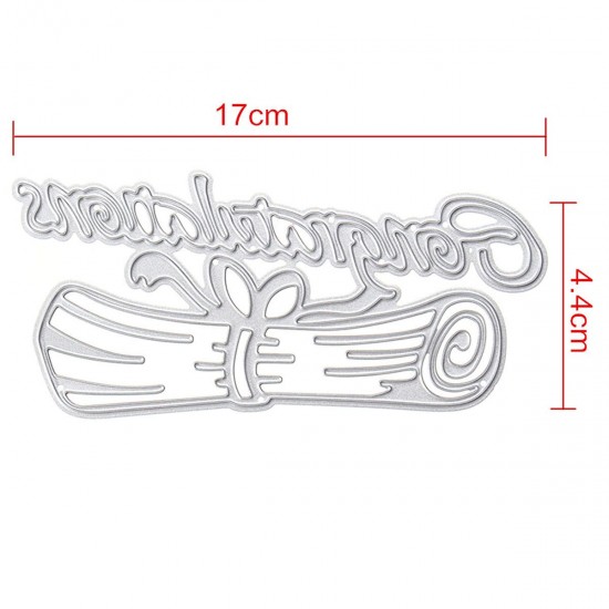 Congratulations Letter Theme Scrapbooking DIY Album Card Paper Diary Craft Maker Metal Cutting Dies Congratulations Letter Theme Scrapbooking DIY Album Card Paper Diary Craft Maker Metal Cutting Dies
