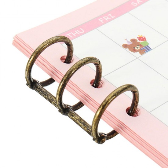 DIY Retro Photo Album Scrapbook Metal Spiral Binder Clip