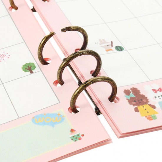 DIY Retro Photo Album Scrapbook Metal Spiral Binder Clip DIY Retro Photo Album Scrapbook Metal Spiral Binder Clip