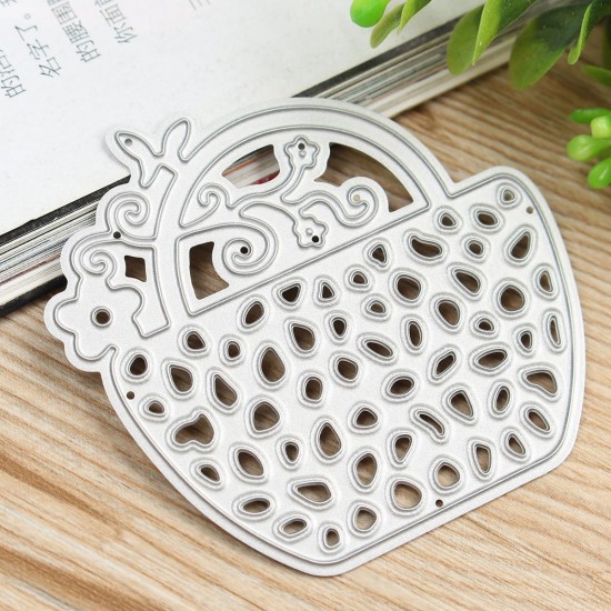 Flower Basket Metal DIY Cutting Dies Stencil Scrapbook Album Paper Card Embossing Craft Gift