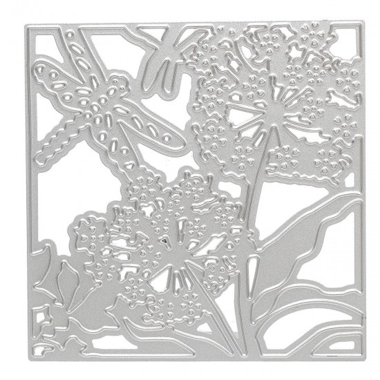 Flower Dragonfly Cutting Dies Stencil DIY Scrapbook Photo Album Cards Paper Decor Craft Flower Dragonfly Cutting Dies Stencil DIY Scrapbook Photo Album Cards Paper Decor Craft