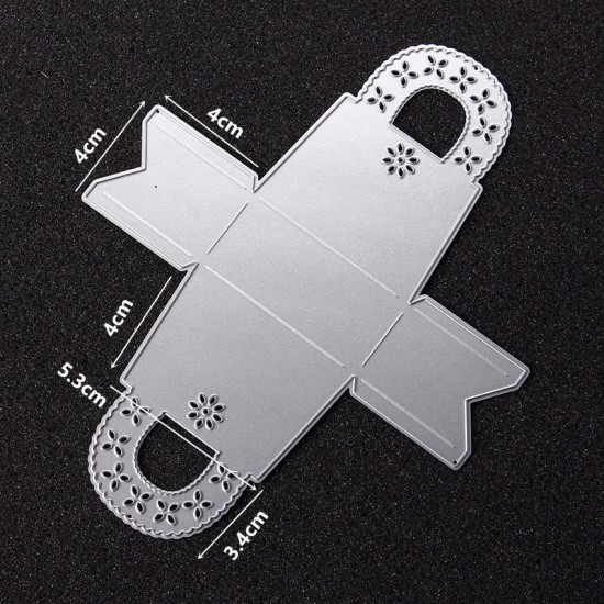Gift Box Handbag Pattern Stereoscopic Scrapbooking DIY Card Paper Folding Craft Maker Cutting Dies