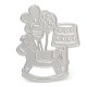 Horse Balloon Metal Scrapbook Paper Work Photo Album DIY Cutting Dies Horse Balloon Metal Scrapbook Paper Work Photo Album DIY Cutting Dies
