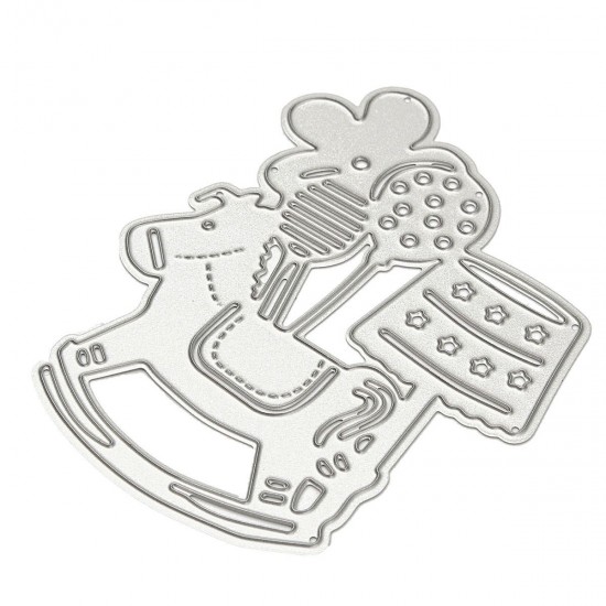 Horse Balloon Metal Scrapbook Paper Work Photo Album DIY Cutting Dies Horse Balloon Metal Scrapbook Paper Work Photo Album DIY Cutting Dies