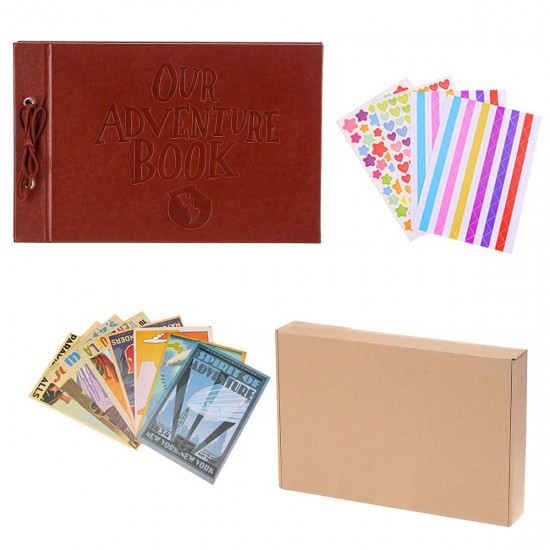 My Adventure Book Handmade Family DIY Anniversary Scrapbook Photo Album My Adventure Book Handmade Family DIY Anniversary Scrapbook Photo Album