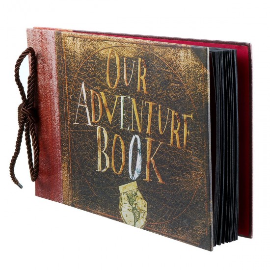 My/Our Adventure Book DIY 20/40 Sheets Black Photo Album Scrapbook