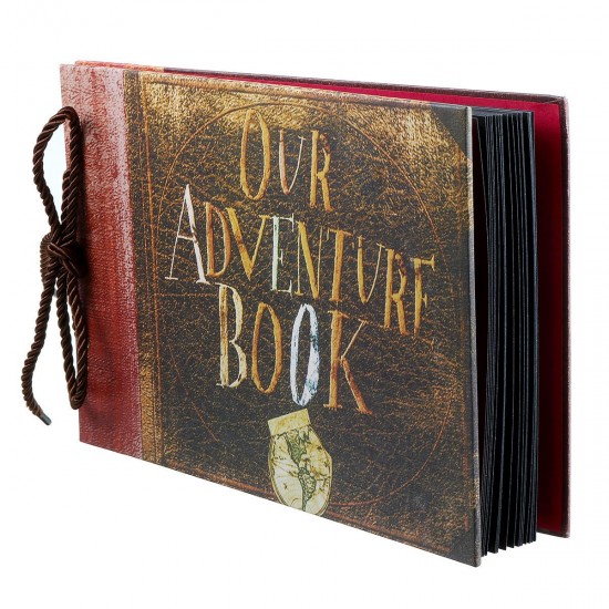 My/Our Adventure Book DIY 20/40 Sheets Black Photo Album Scrapbook My/Our Adventure Book DIY 20/40 Sheets Black Photo Album Scrapbook