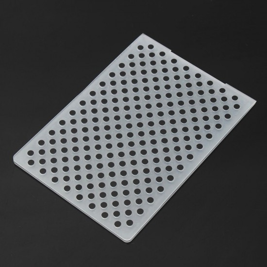 Plastic Dot Embossing Folder DIY Scrapbook Photo Album Card Cutting Dies Template Craft