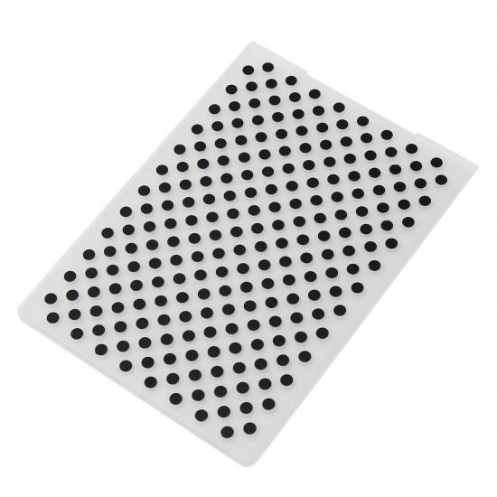 Plastic Dot Embossing Folder DIY Scrapbook Photo Album Card Cutting Dies Template Craft