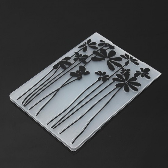 Plastic Embossing Folder Flower DIY Scrapbooking Photo Album Card Cutting Dies Template Craft