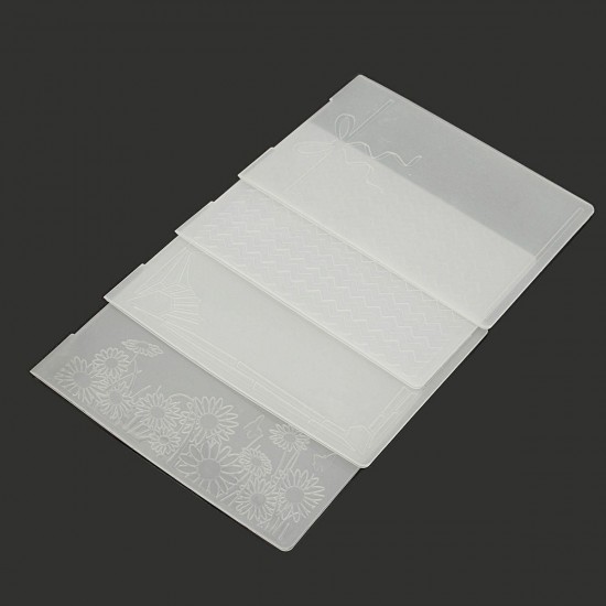 Plastic Embossing Folder Templates Scrapbooking Album Card Cutting Dies Crafts