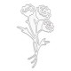 Roses Flower Metal Scrapbook Photo Album Paper Work Craft DIY Cutting Dies Roses Flower Metal Scrapbook Photo Album Paper Work Craft DIY Cutting Dies