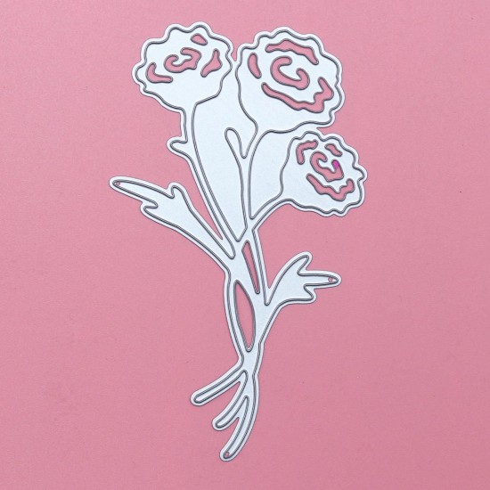 Roses Flower Metal Scrapbook Photo Album Paper Work Craft DIY Cutting Dies