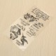 Sheet Silicone Transparent Stamp Seal DIY Scrapbooking Album Decor Craft 20x11cm