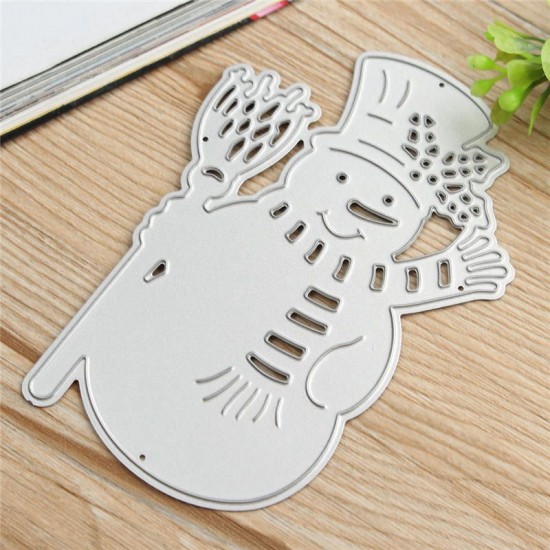 Snowman Metal Cutting Dies DIY Scrapbooking Album Paper Card Embossing Craft