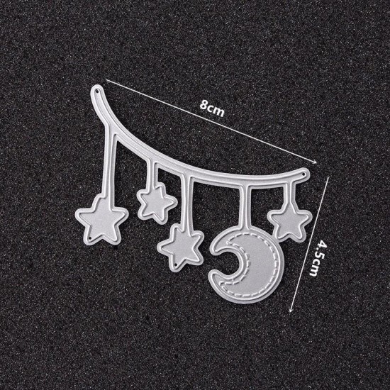 Star Moon Metal DIY Cutting Dies Stencil Scrapbook Card Album Paper Embossing Craft Star Moon Metal DIY Cutting Dies Stencil Scrapbook Card Album Paper Embossing Craft