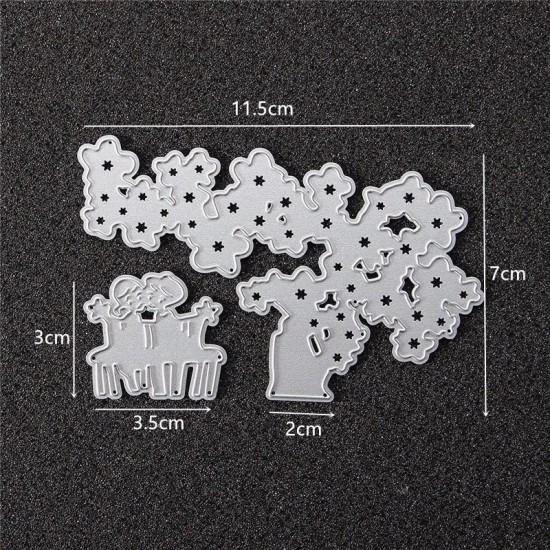 Tree and Children Cutting Dies Stencils for DIY Scrapbooking Photo Album Embossing Tree and Children Cutting Dies Stencils for DIY Scrapbooking Photo Album Embossing