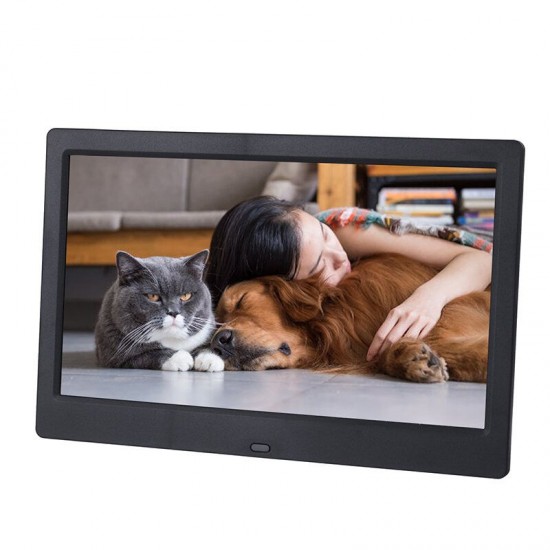 10 Inch 1024x600 HD IPS LCD Digital Photo Frame Audio Video Player Support SD USB MMC MS Card with Remote Control