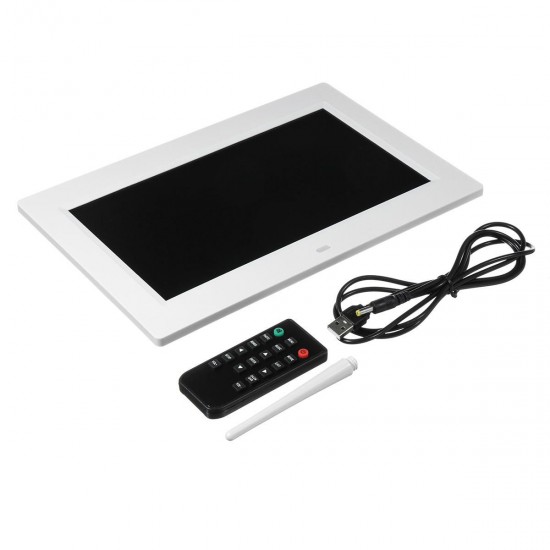 10 Inch 16:9 1080P Digital Photo Frame Album Music Player with Remote Control