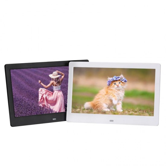 10 Inch HD Digital Photo Picture Frame Album TFT LCD Screen Movie Player Remote Control